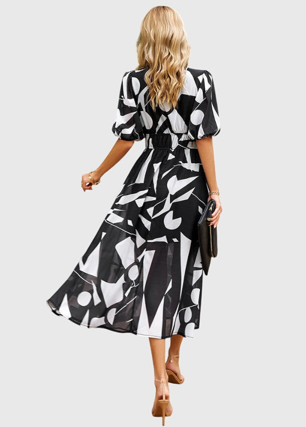 Merlin™ | Flattering Floral Midi Dress