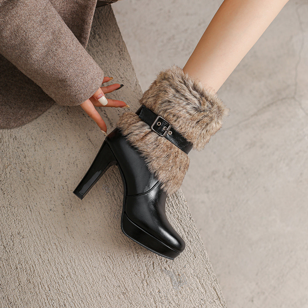 Estelle Fur Boots