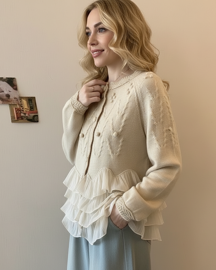 Elera Ruffle Cardigan™
