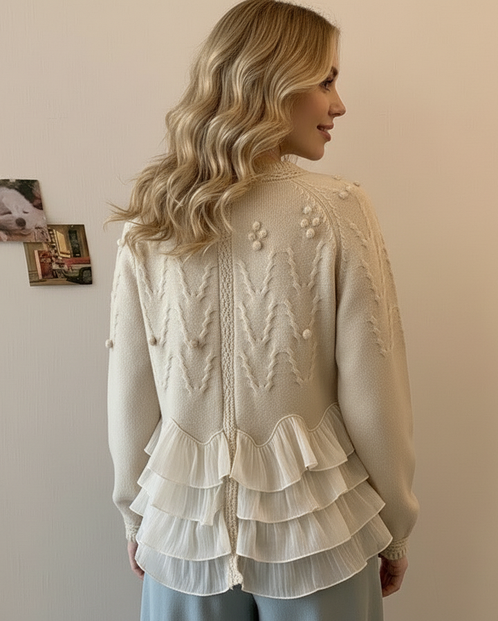Elera Ruffle Cardigan™