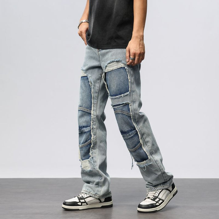 Vieno Patchwork Jeans
