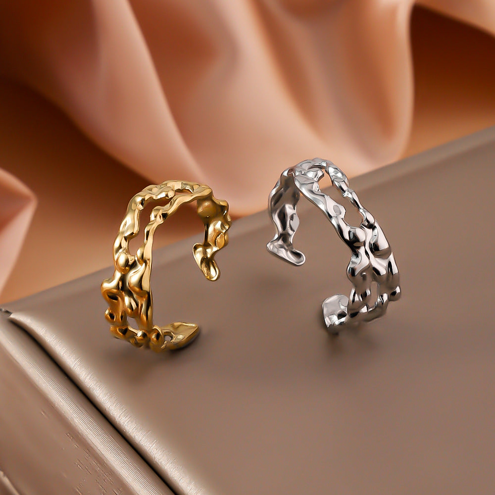 Alexandria Molten Ring