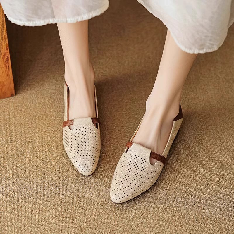 Juliet Leather Flats