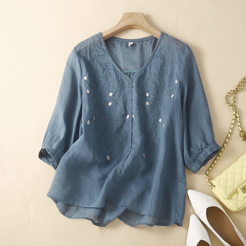 Savannah Linen Blouse