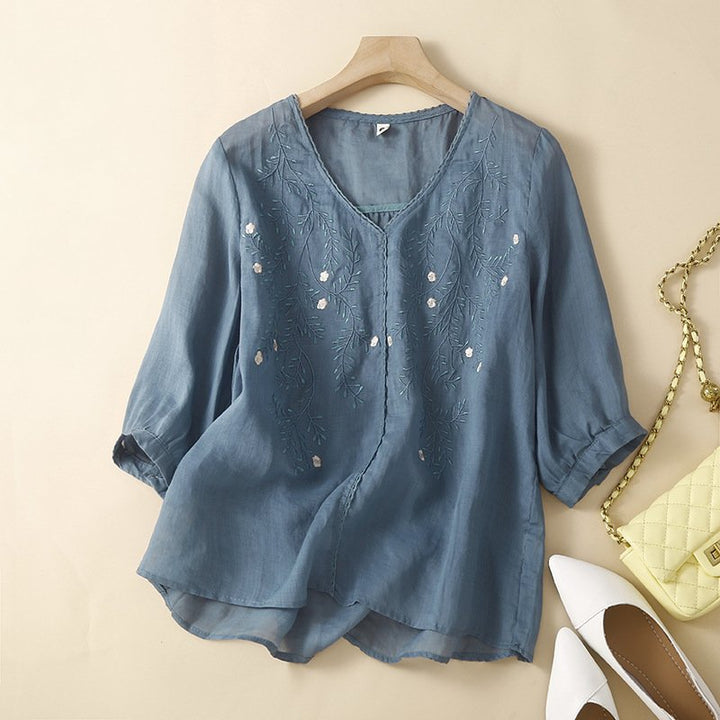 Savannah Linen Blouse
