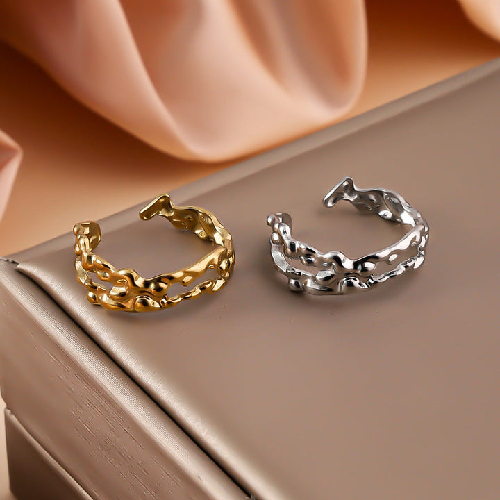 Alexandria Molten Ring