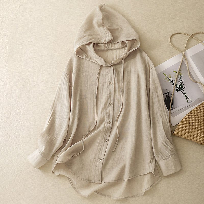 Erica Linen Hoodie