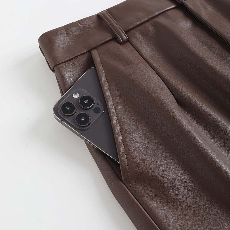 Sweeney Leather Skirt