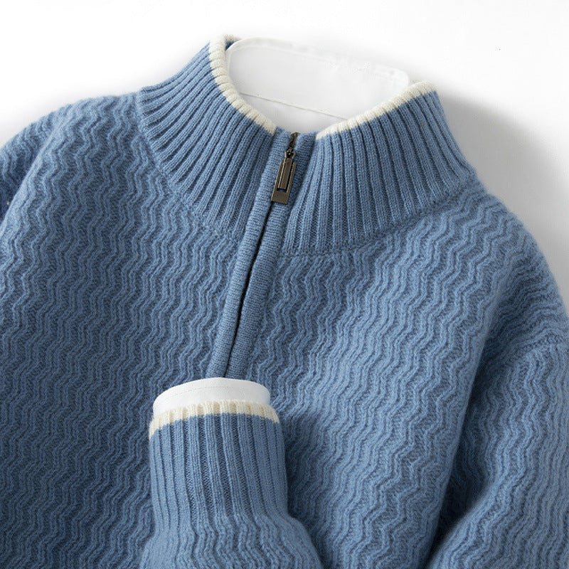 Oxford Ribbed Sweater
