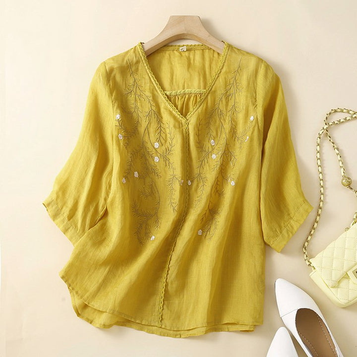 Savannah Linen Blouse
