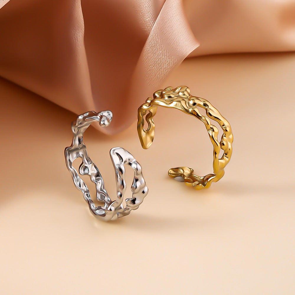 Alexandria Molten Ring