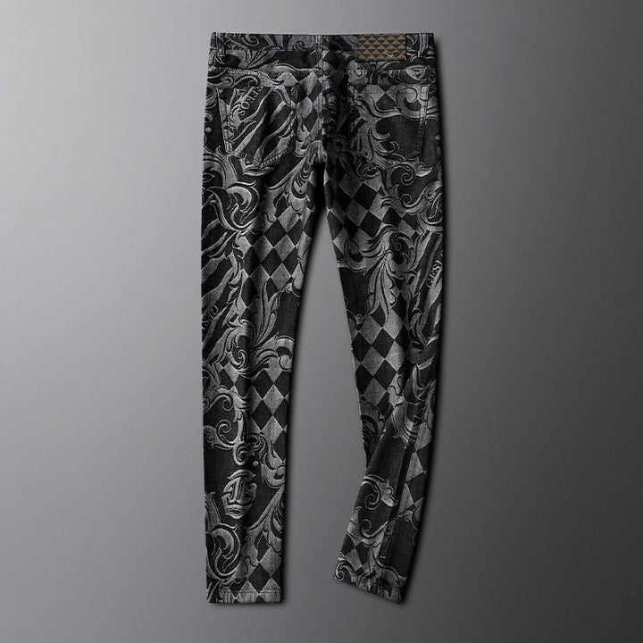 Vance Patterned Jeans