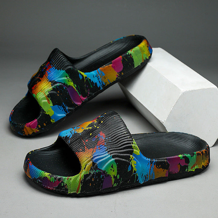 Diego Abstract Sandals