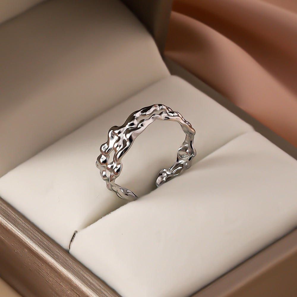 Alexandria Molten Ring