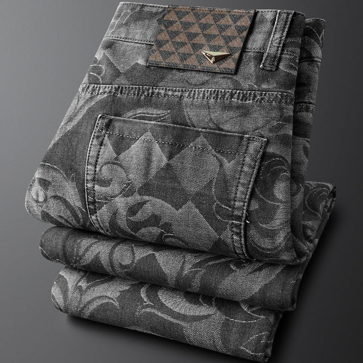 Vance Patterned Jeans