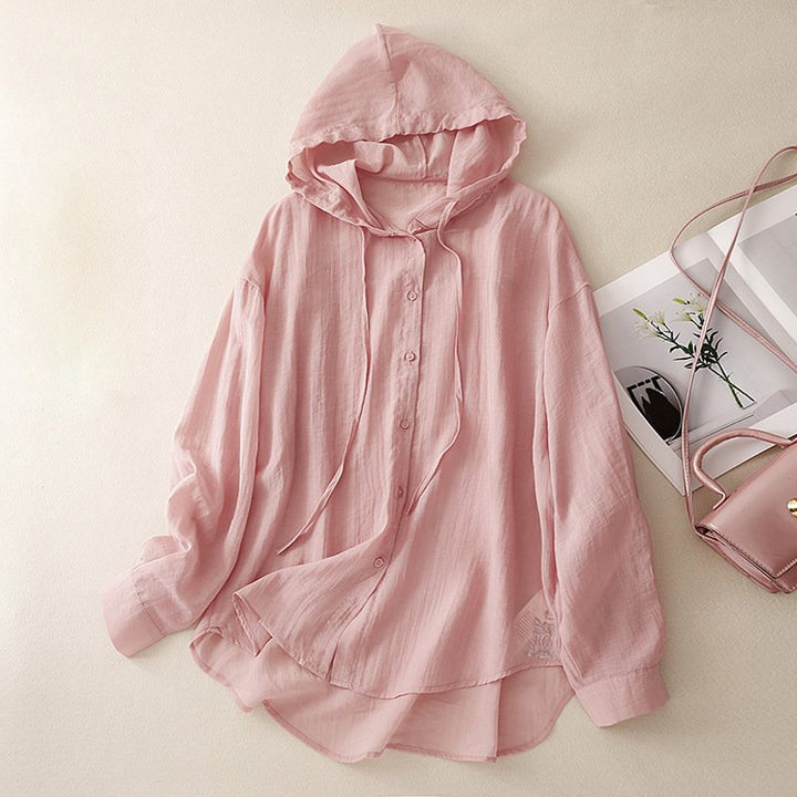 Erica Linen Hoodie
