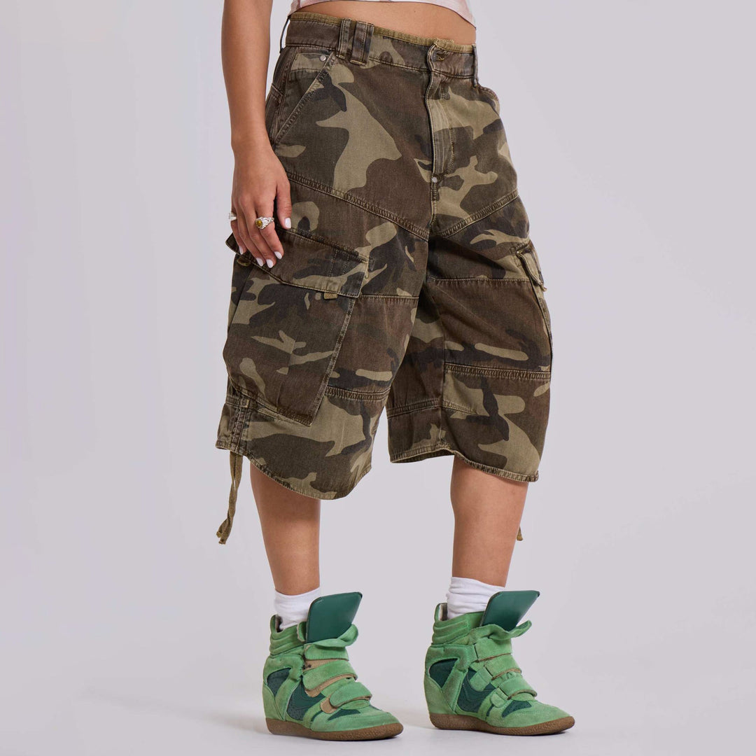 Hadid Camo Shorts