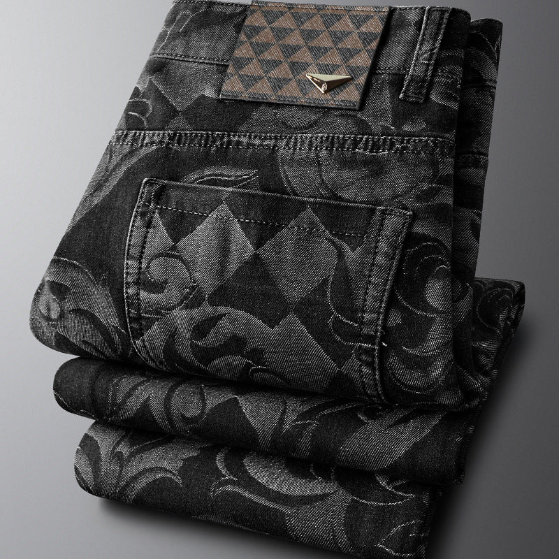 Vance Patterned Jeans