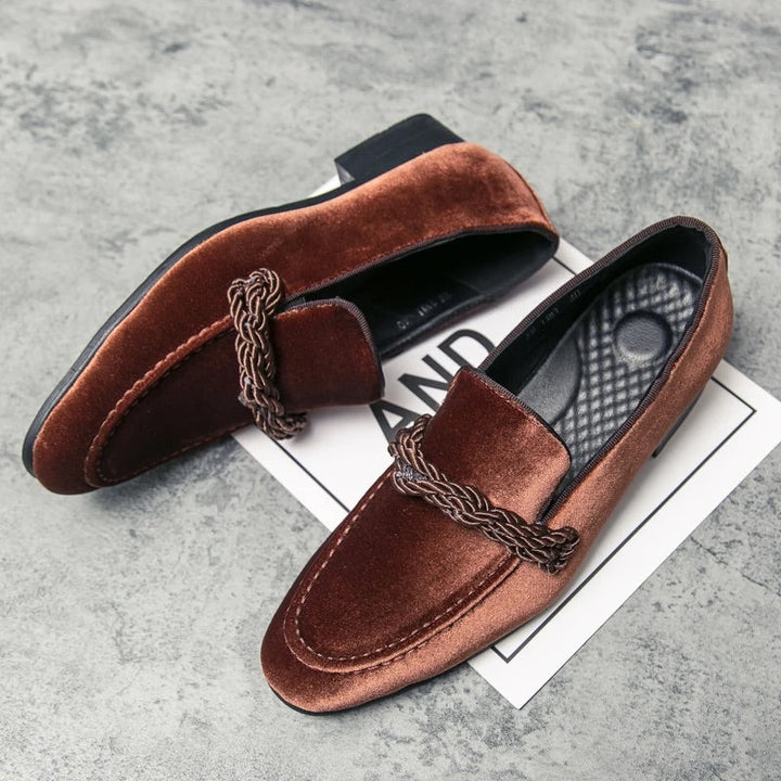 Emeran Velvet Loafers