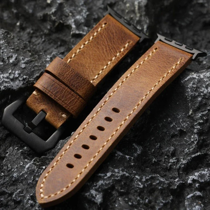 Weathered Leather Apple Watch Band