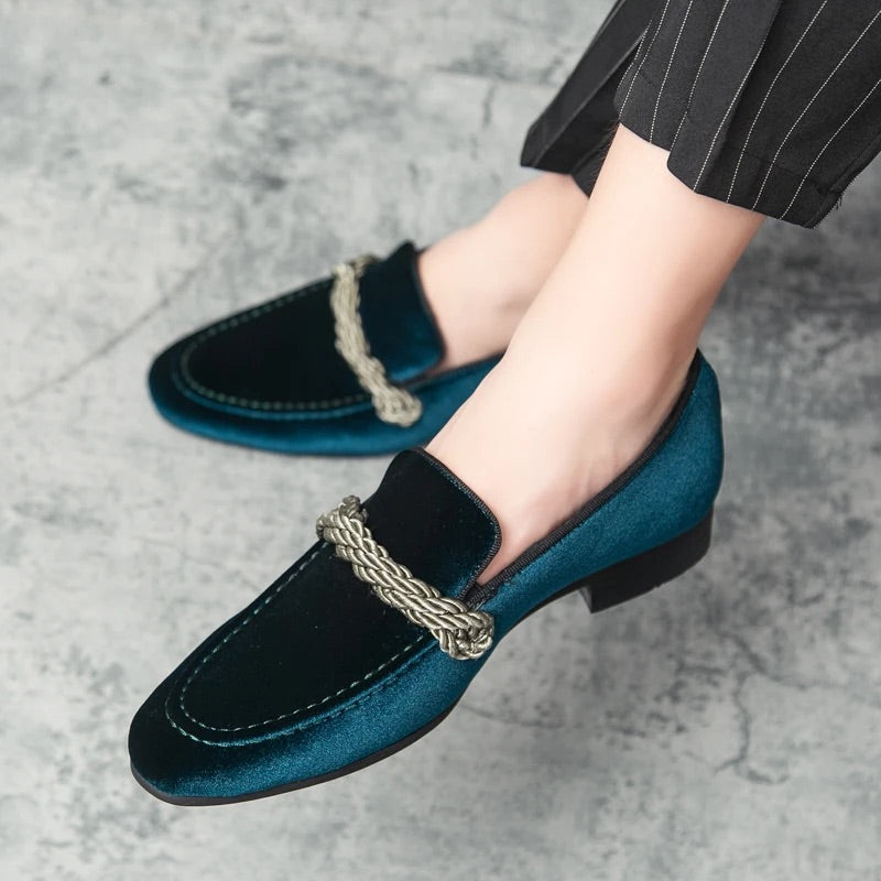 Emeran Velvet Loafers