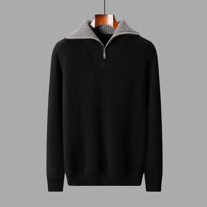 Leo Quarter-Zip Sweater