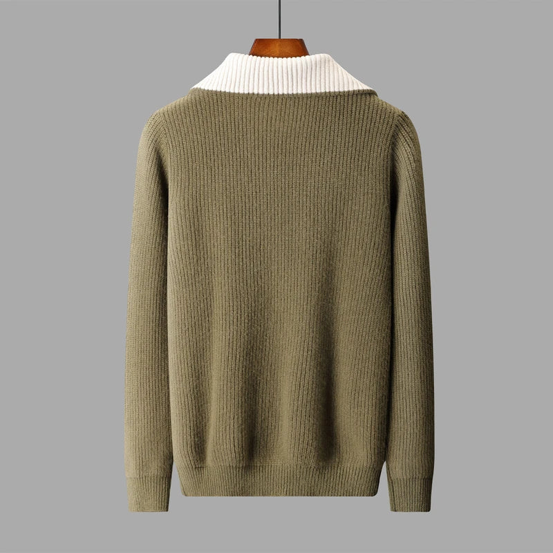 Leo Quarter-Zip Sweater