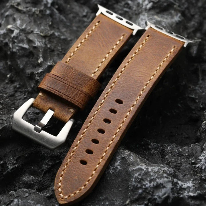 Weathered Leather Apple Watch Band