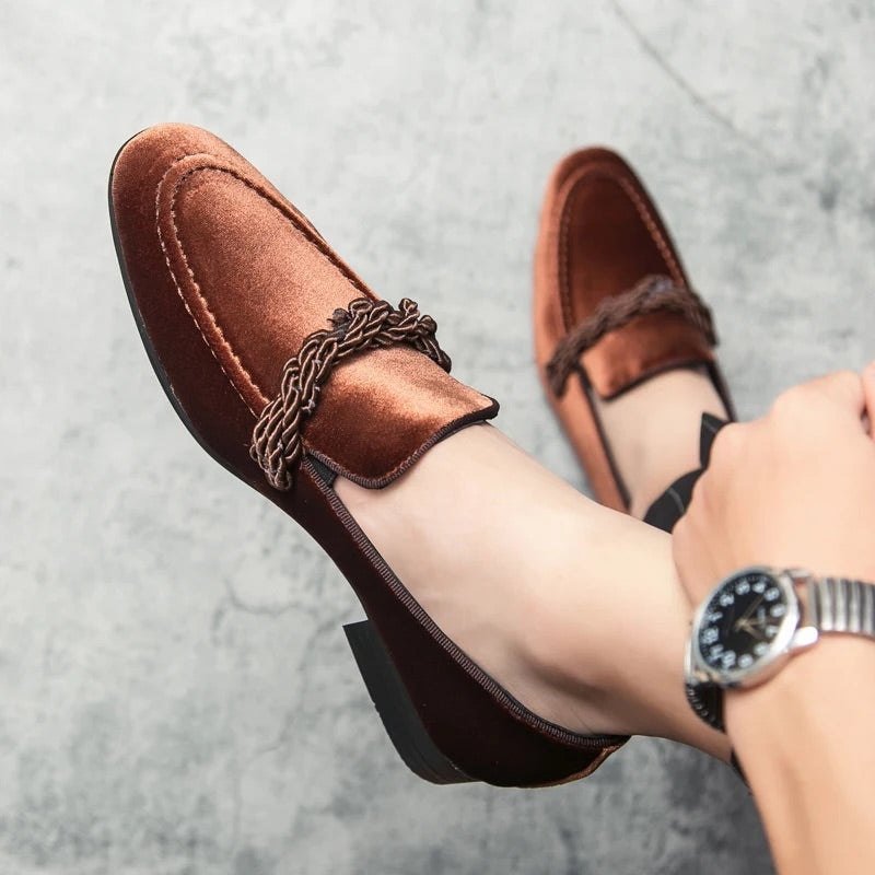 Emeran Velvet Loafers