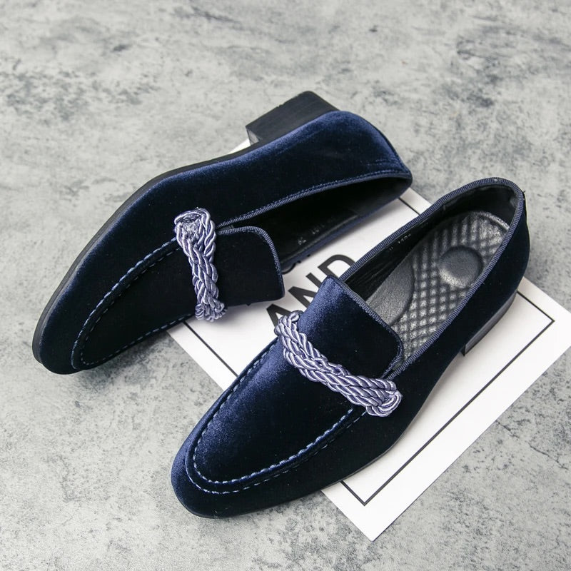 Emeran Velvet Loafers