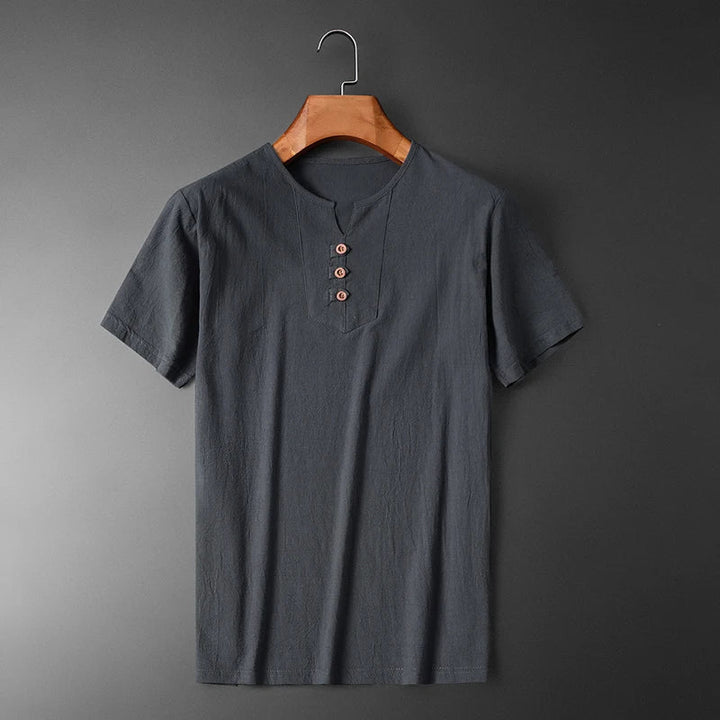 Classic Fit Linen-Blend Shirt