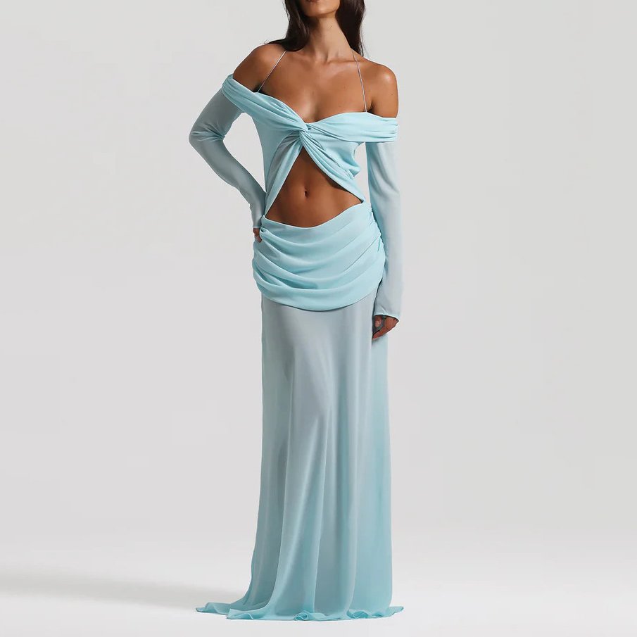 Athena Off-Shoulder Dress