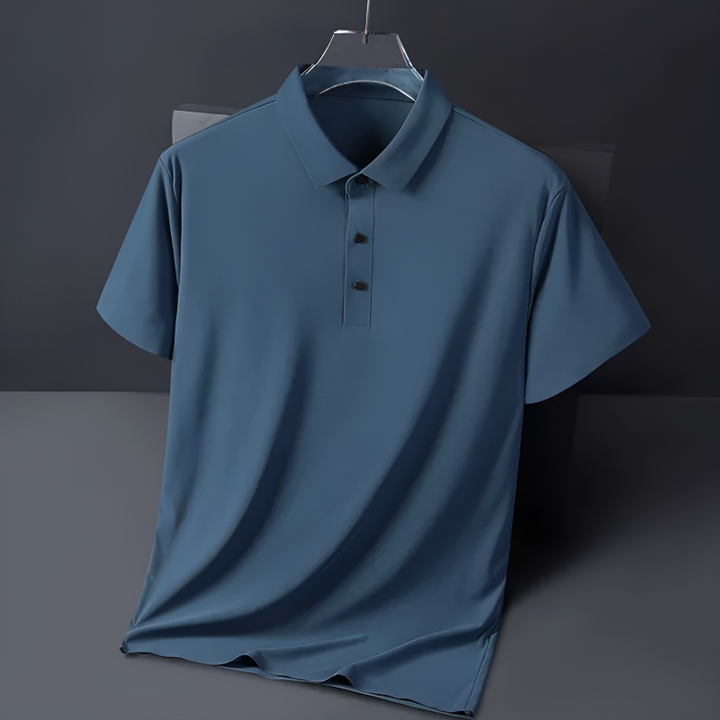 Extra-Smooth Silk Polo Shirt