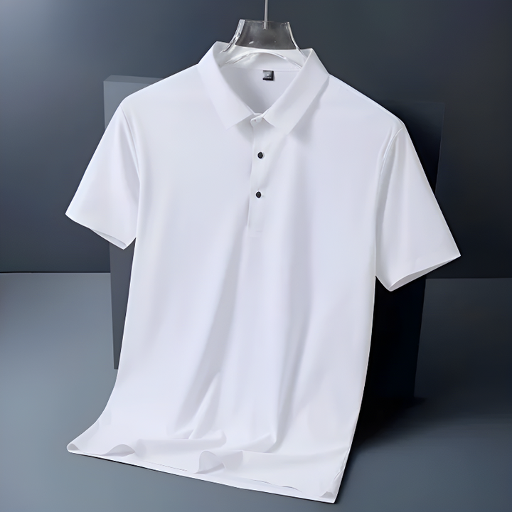Extra-Smooth Silk Polo Shirt